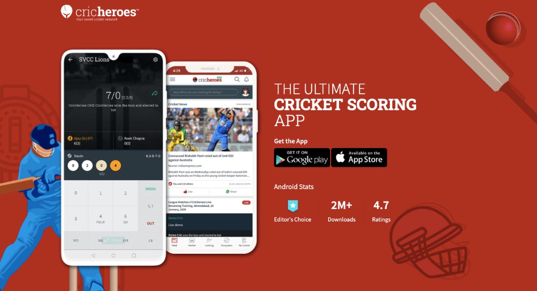 Cricket Scoring Sheet Vs CricHeroes Online Cricket Scoring App