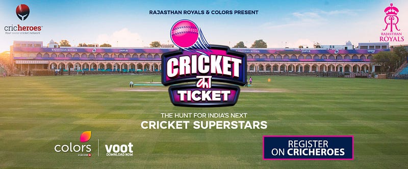 Cricket ka Ticket by Rajasthan Royals