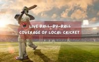 Live Ball-by-Ball Coverage of Local Cricket Action