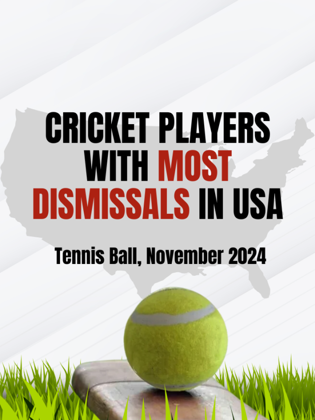 Cricket Players With Most Dismissals In USA