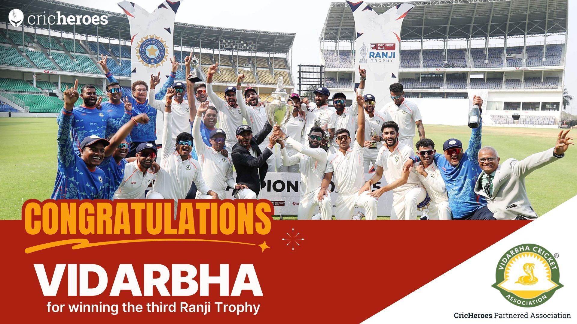 Vidarbha Wins Ranji Trophy 2025