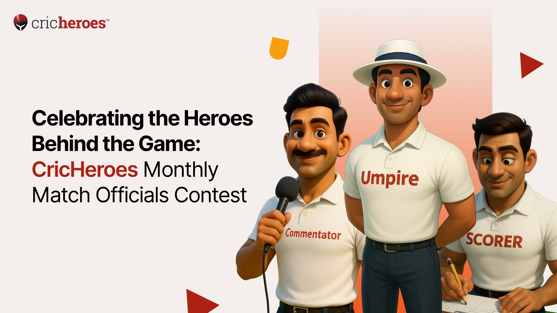 CricHeroes Monthly Match Officials Contest