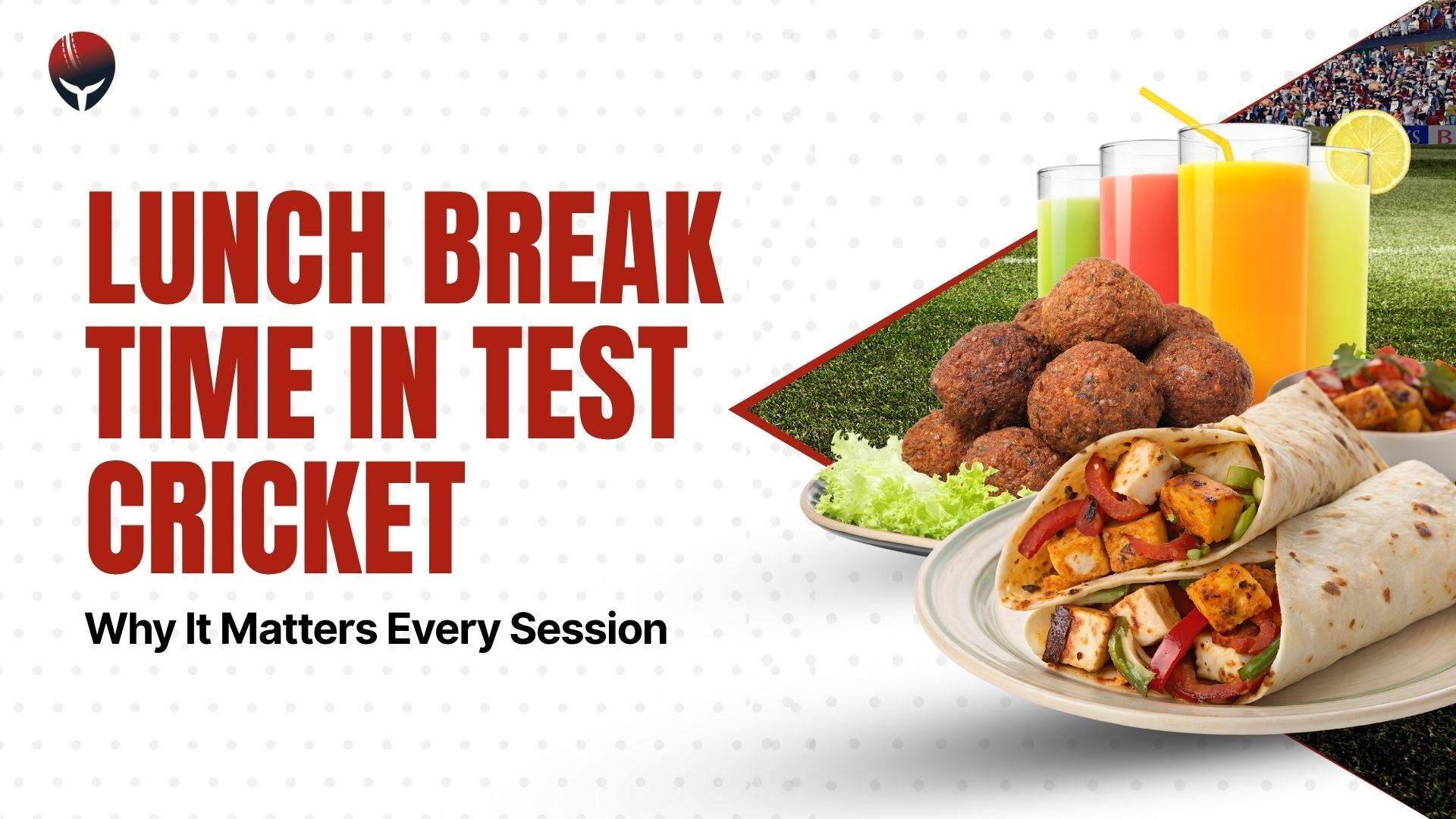 Lunch break time in test cricket
