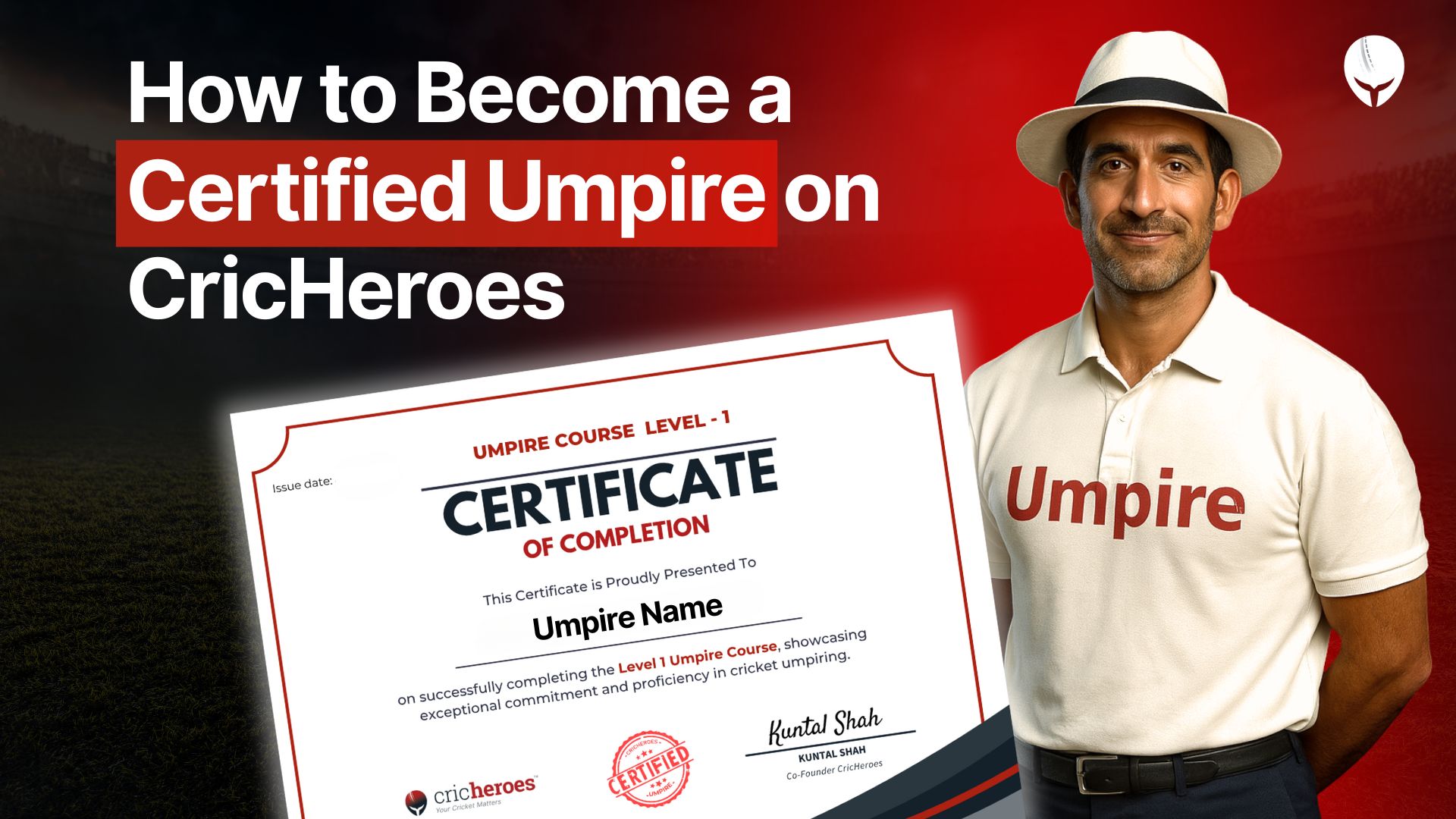 How to Become a Certified Umpire on CricHeroes