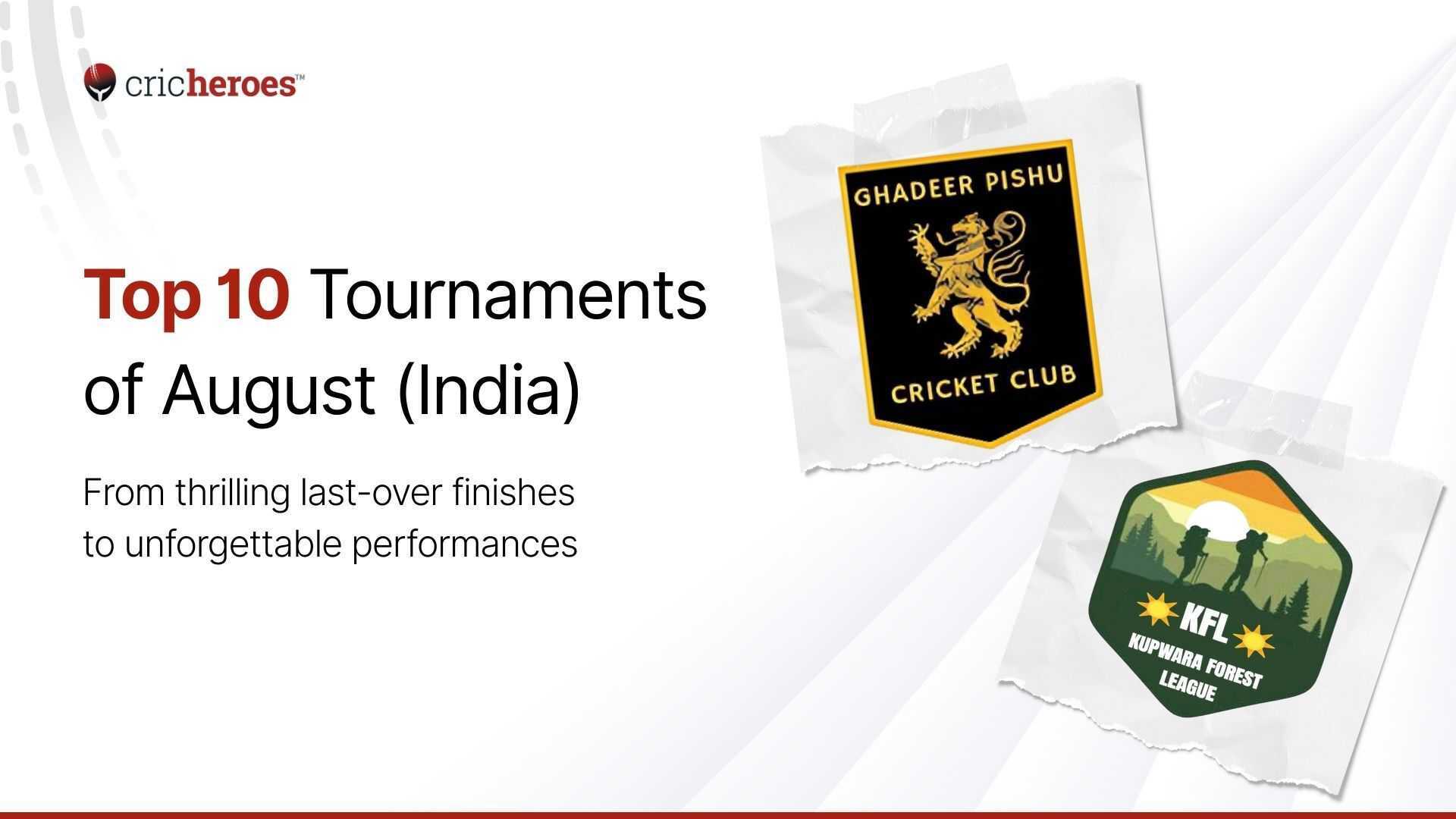 Top 10 Cricket Tournaments of August 2025