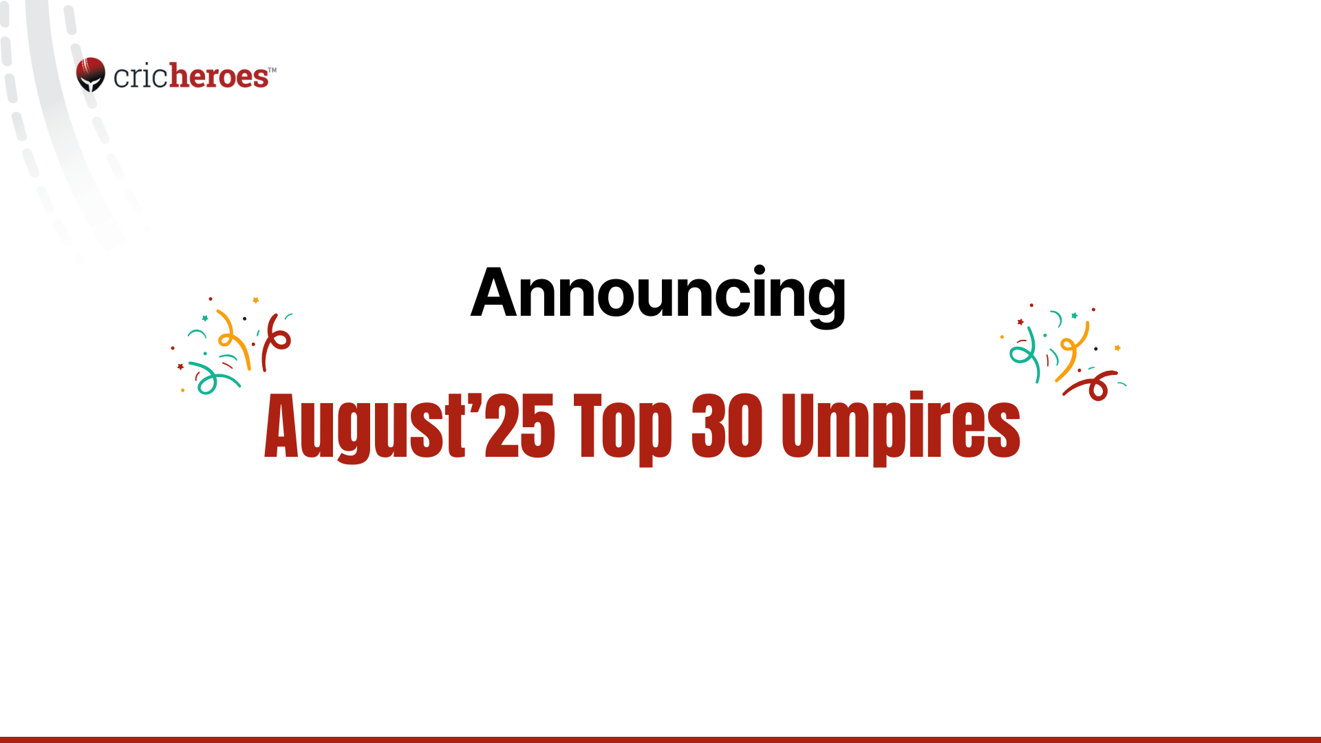 Top 30 Umpires
