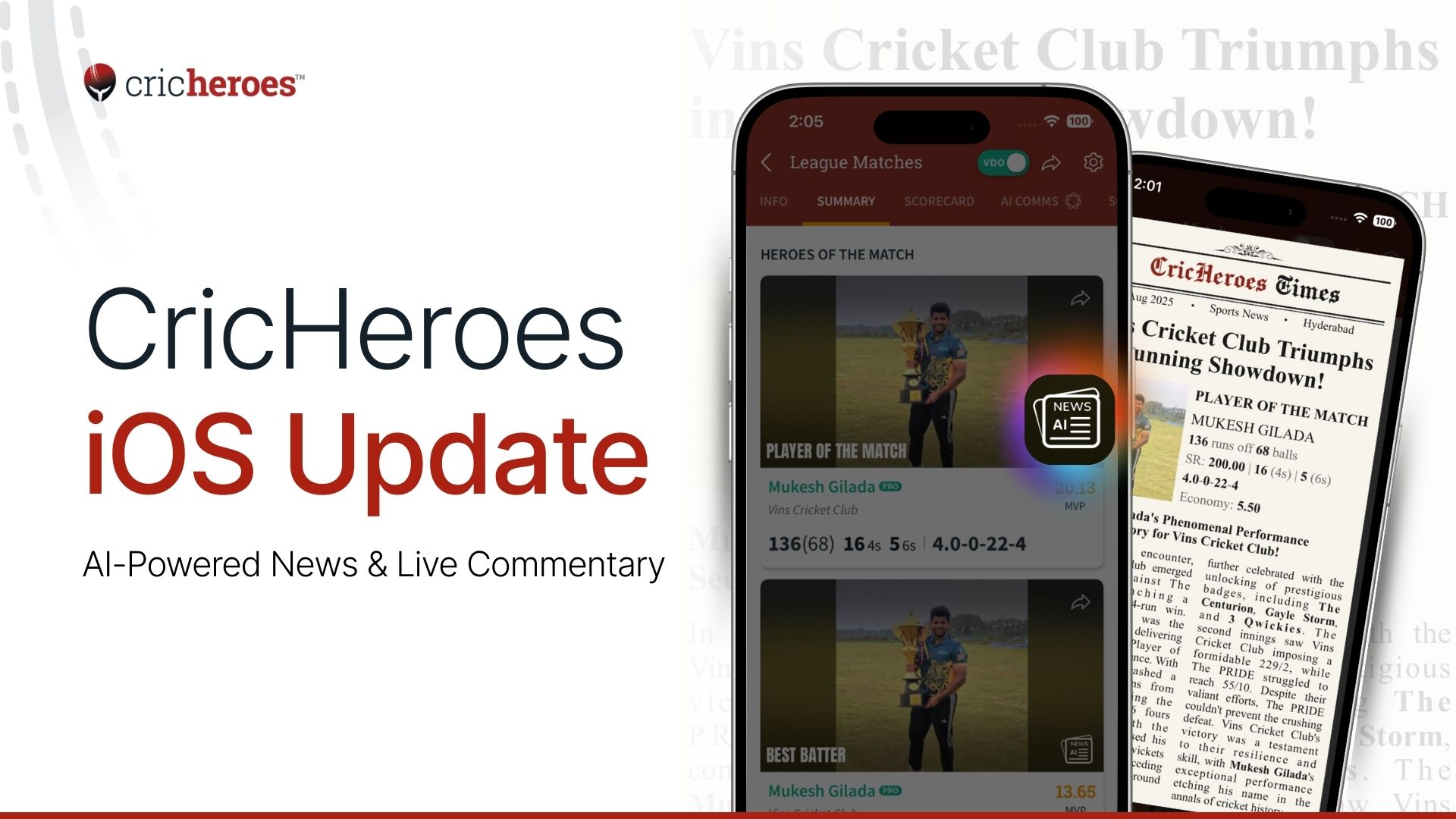 AI-Powered News & Live Cricket Commentary
