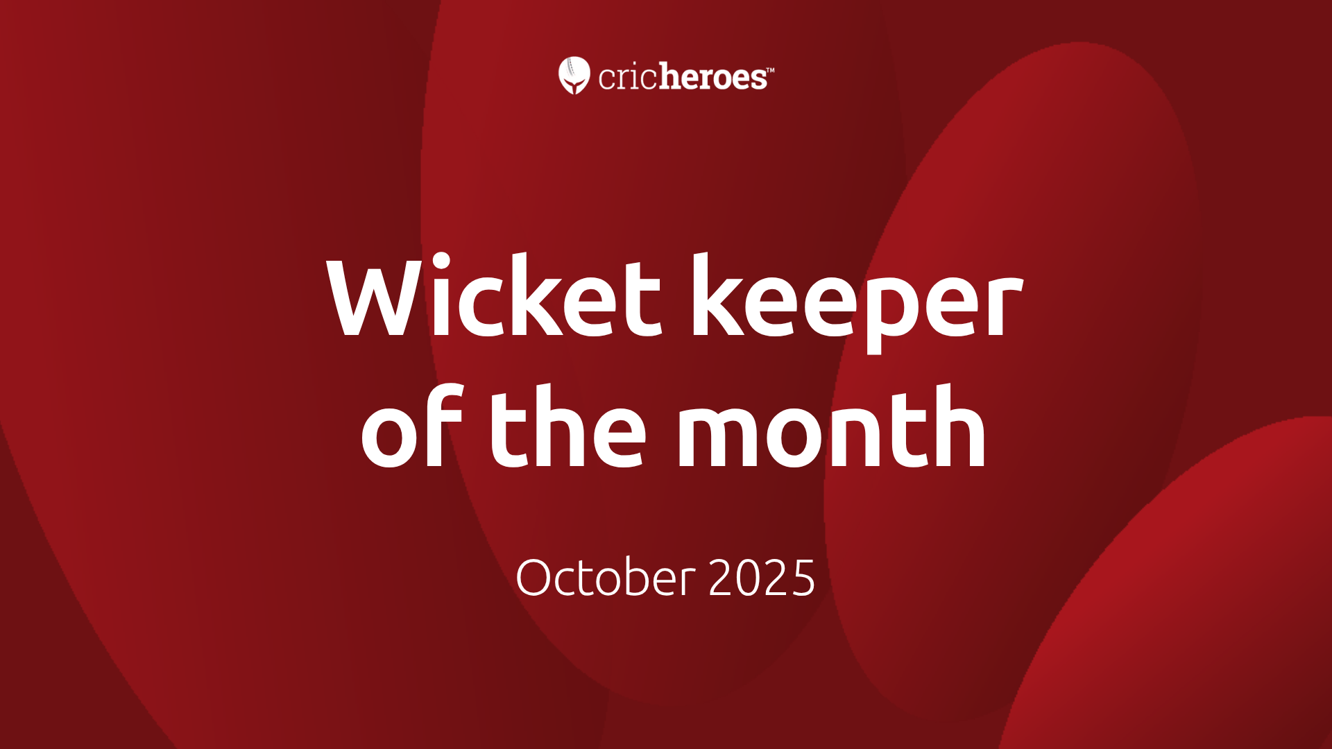 Wicket keeper of the month