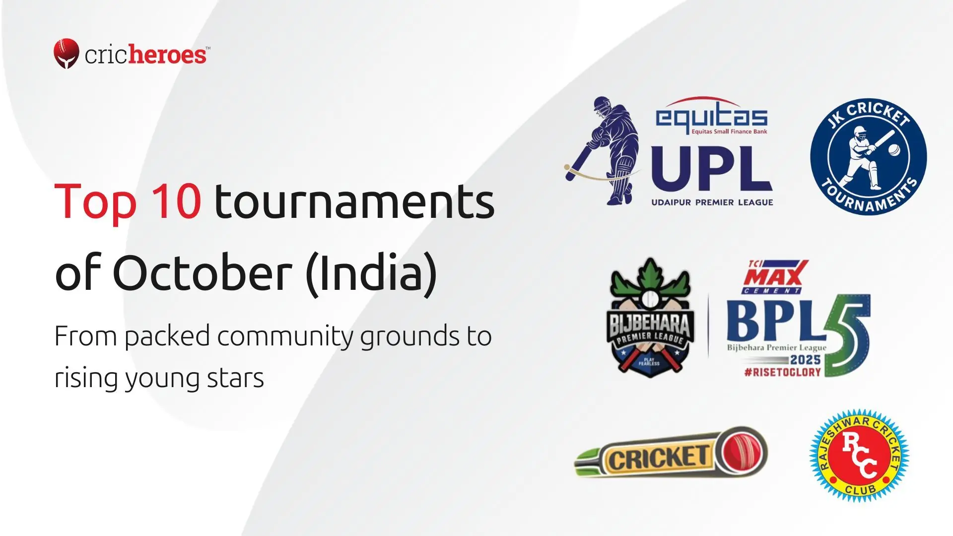 Top 10 cricket tournaments of October