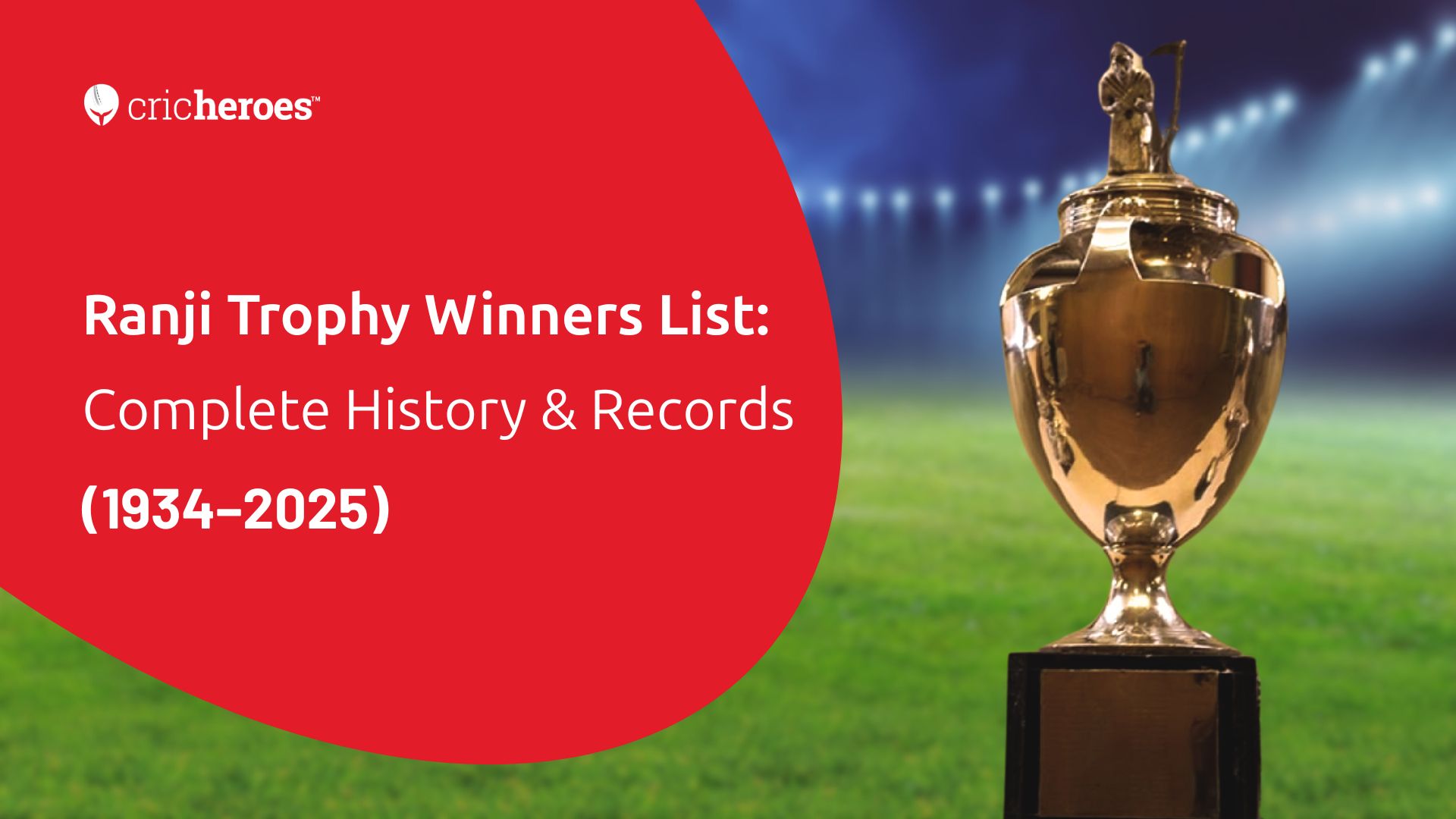 Ranji Trophy Winners List