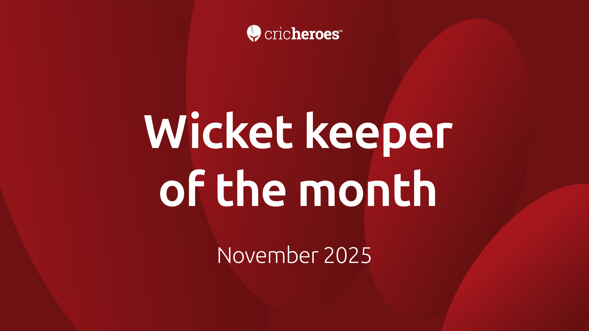 Wicketkeeper of the Month