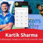 kartik sharma cricketer