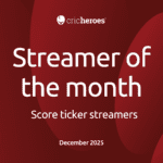 score ticker streamers of December