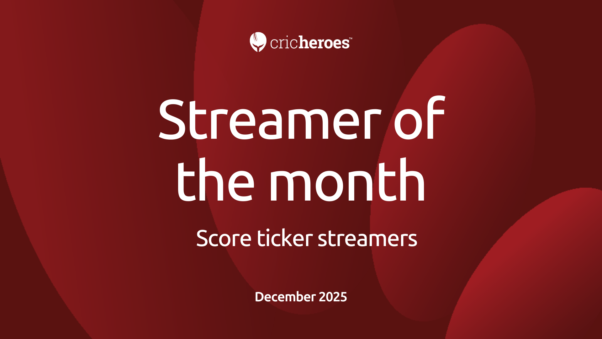 score ticker streamers of December