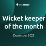 Wicket keeper of the month December 2025