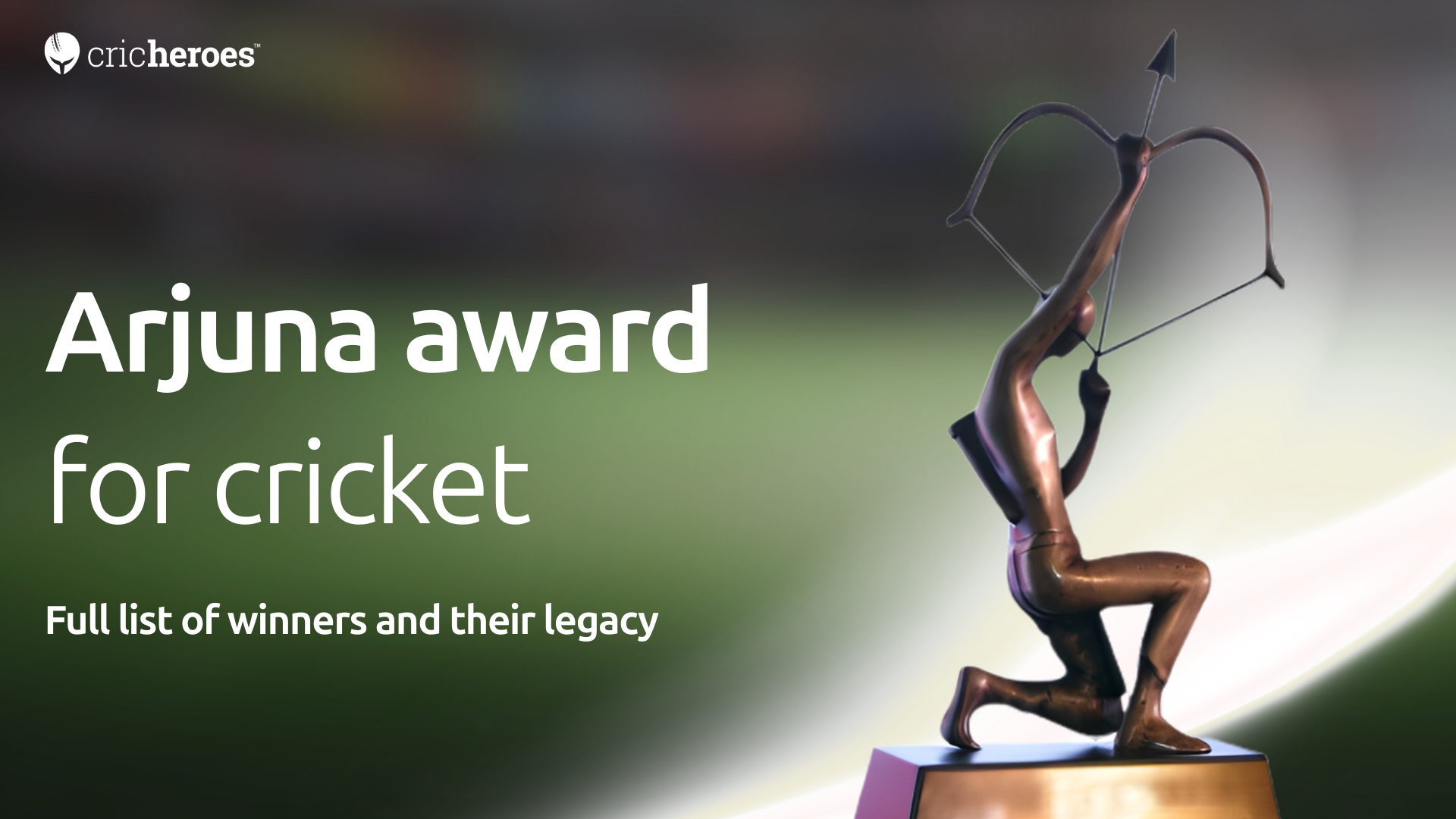 Arjuna award for cricket