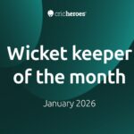 Wicketkeeper of the Month