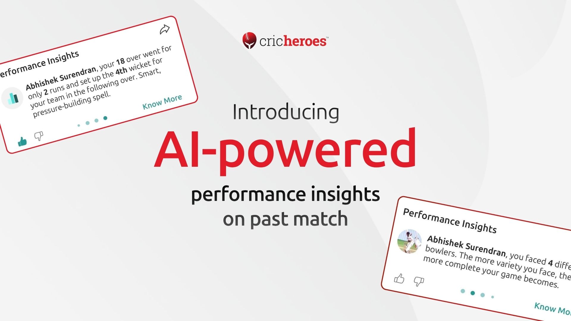 AI-powered performance insights on past match