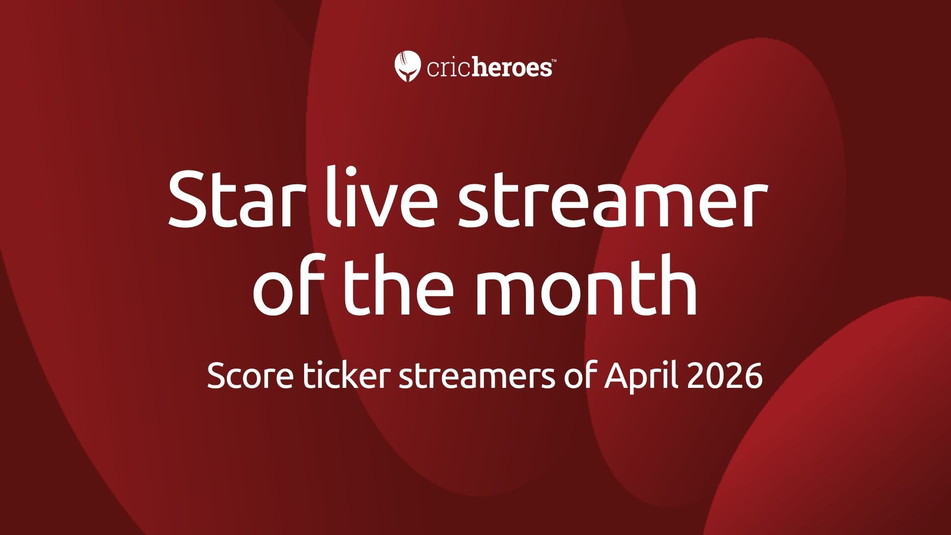 Star live streamer of the month: score ticker streamers of April 2026